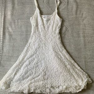 American Eagle White Lace Dress